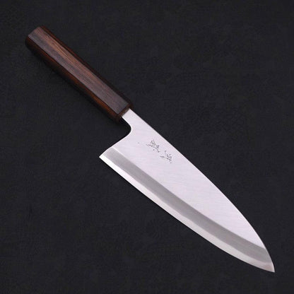Deba White Steel #2 Kasumi Sumi Urushi Handle 195mm