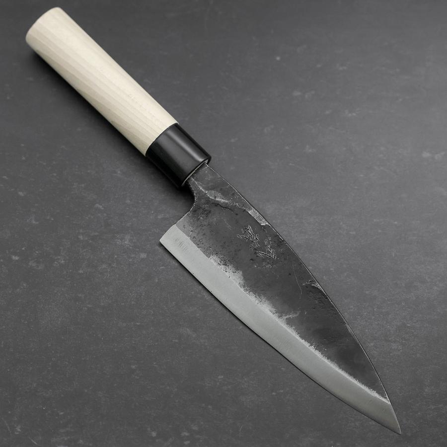 Deba White Steel #2 Kurouchi Magnolia Handle 165mm