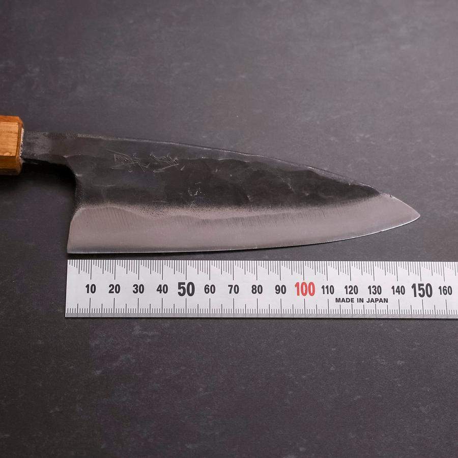 Deba White Steel #2 Kurouchi Oak Handle 150mm