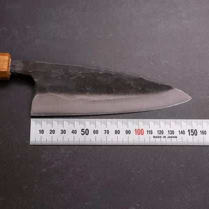 Deba White Steel #2 Kurouchi Oak Handle 150mm