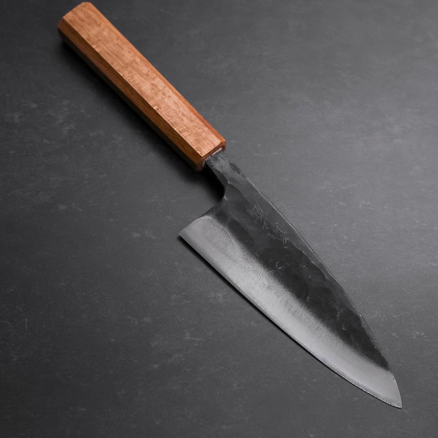 Deba White Steel #2 Kurouchi Oak Handle 150mm