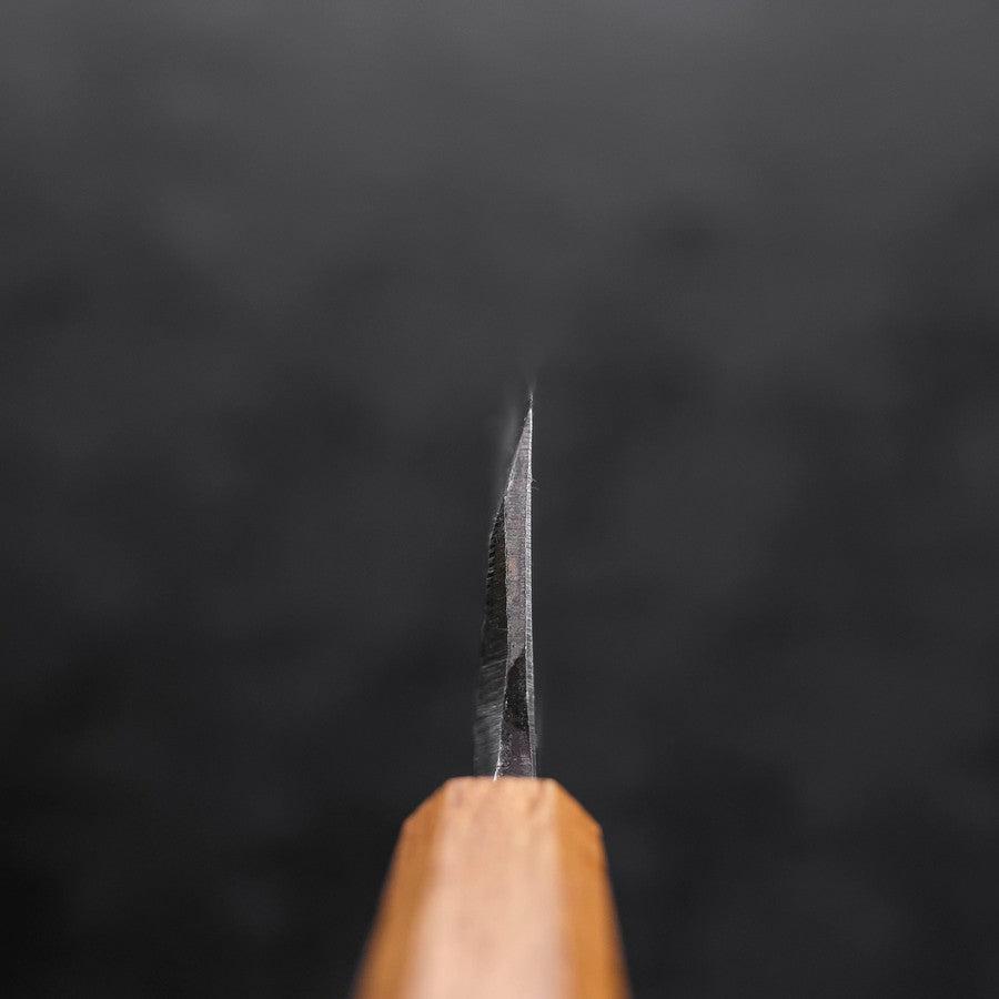 Deba White Steel #2 Kurouchi Tsuchime Yaki Urushi Handle 150mm