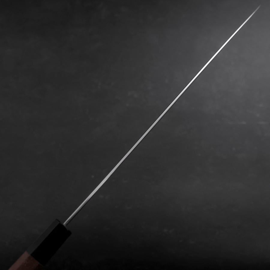 Fuguhiki Blue Steel #1 Hon-Kasumi Buffalo Walnut Handle 300mm