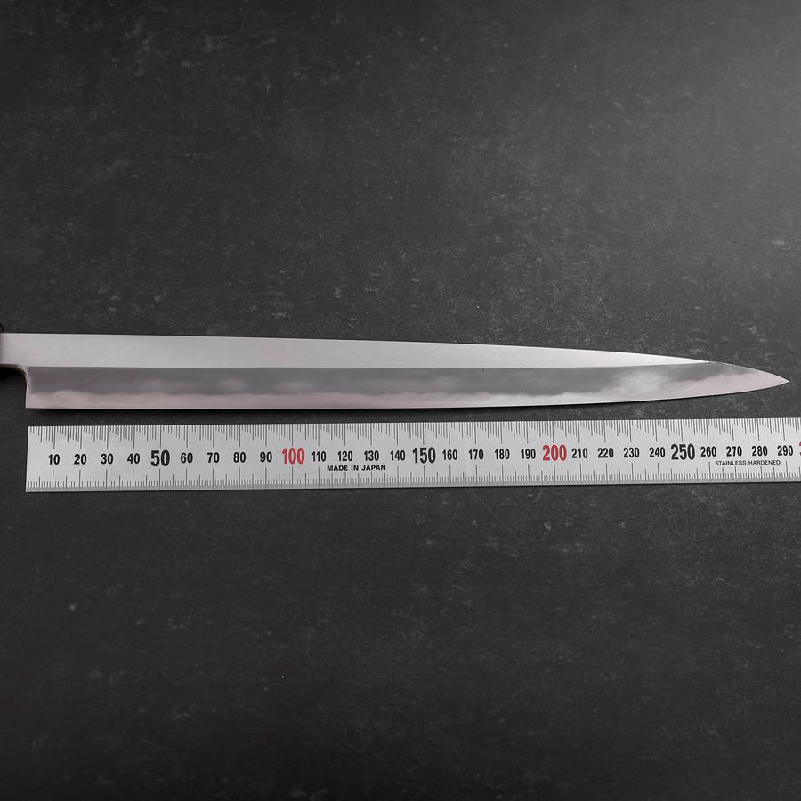 Fuguhiki Blue Steel #1 Hon-Kasumi Buffalo Walnut Handle 300mm