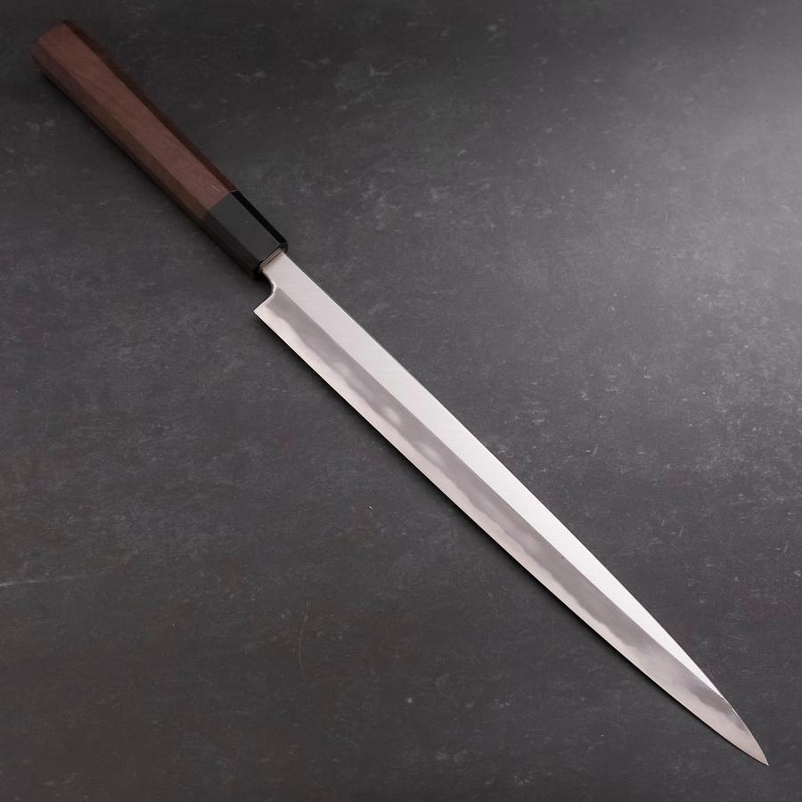Fuguhiki Blue Steel #1 Hon-Kasumi Buffalo Walnut Handle 300mm
