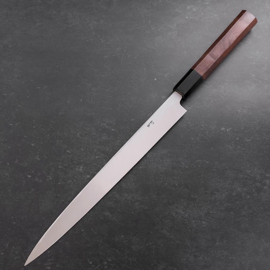 Fuguhiki White Steel #1 Mirror Buffalo Walnut Handle 270mm