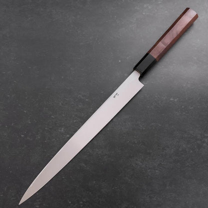 Fuguhiki White Steel #1 Mirror Buffalo Walnut Handle 270mm