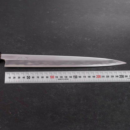 Fuguhiki White Steel #1 Mirror Buffalo Walnut Handle 270mm