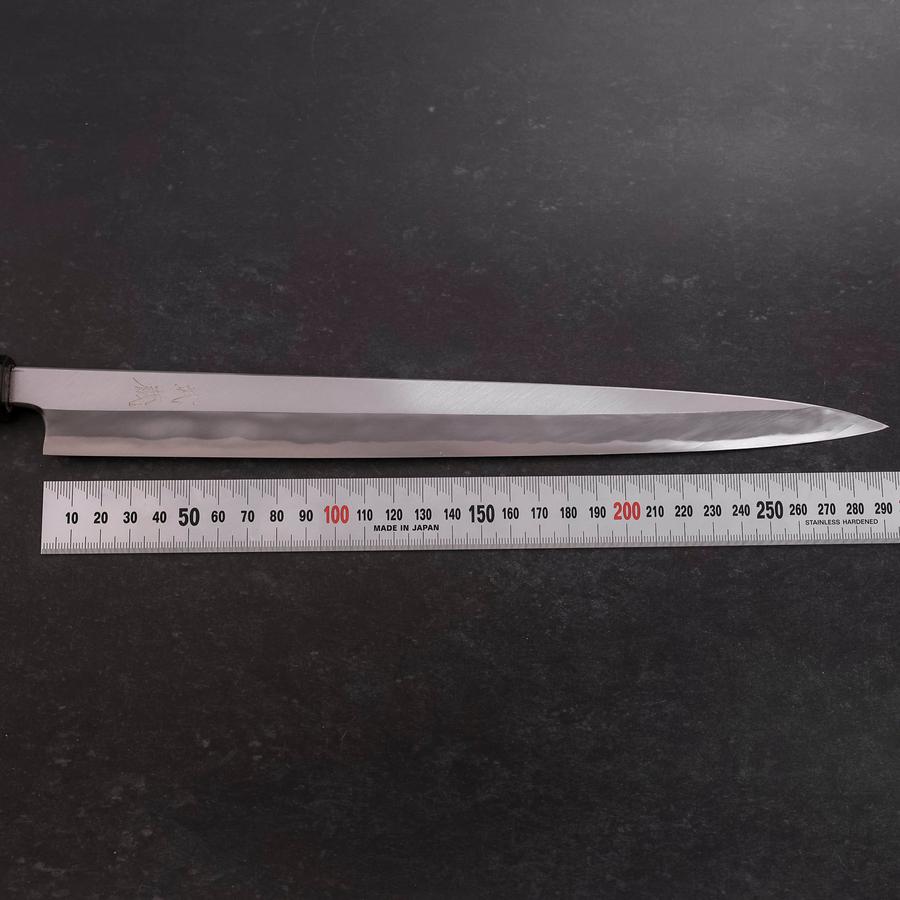 Fuguhiki White Steel #2 Hon-Kasumi Buffalo Walnut Handle 300mm