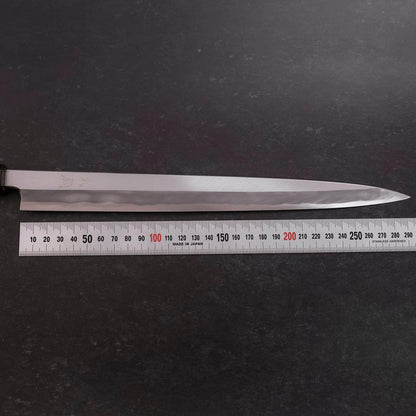 Fuguhiki White Steel #2 Hon-Kasumi Buffalo Walnut Handle 300mm