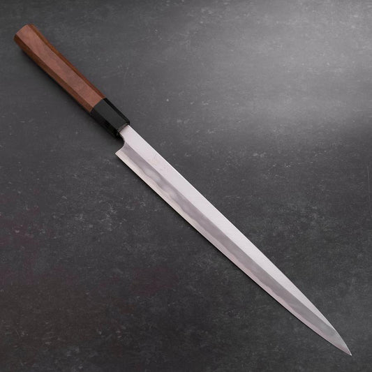 Fuguhiki White Steel #2 Hon-Kasumi Buffalo Walnut Handle 300mm