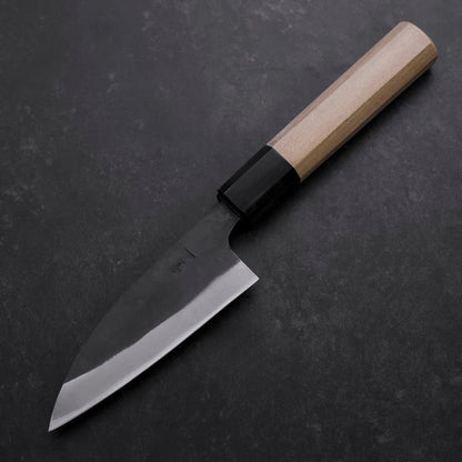 Funayuki Blue Steel #1 Kurouchi Buffalo Magnolia Handle 105mm