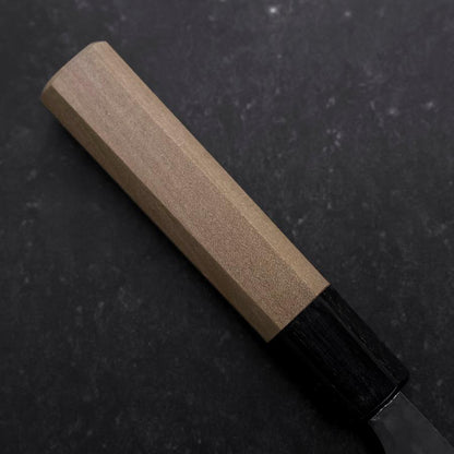 Funayuki Blue Steel #1 Kurouchi Buffalo Magnolia Handle 105mm