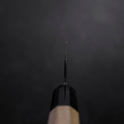 Funayuki Blue Steel #1 Kurouchi Buffalo Magnolia Handle 105mm