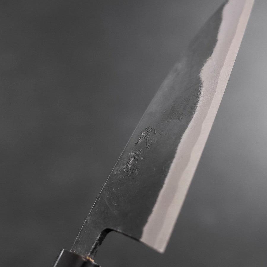Funayuki Blue Steel #2 Kurouchi Buffalo Magnolia Handle 150mm