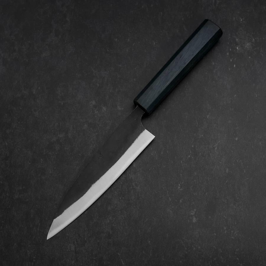 Funayuki Blue Steel #2 Kurouchi Dark Blue Urushi Handle 145mm