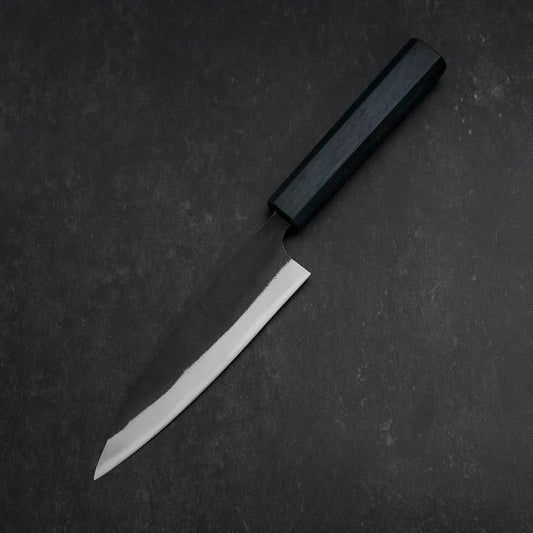 Funayuki Blue Steel #2 Kurouchi Dark Blue Urushi Handle 145mm