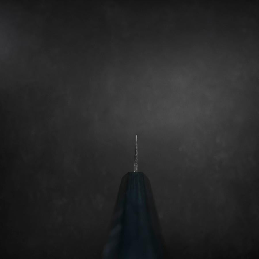 Funayuki Blue Steel #2 Kurouchi Dark Blue Urushi Handle 145mm