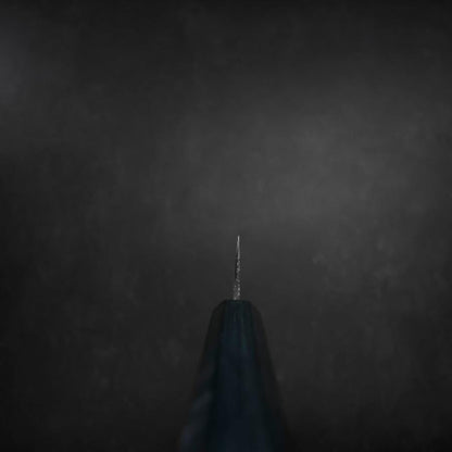 Funayuki Blue Steel #2 Kurouchi Dark Blue Urushi Handle 145mm