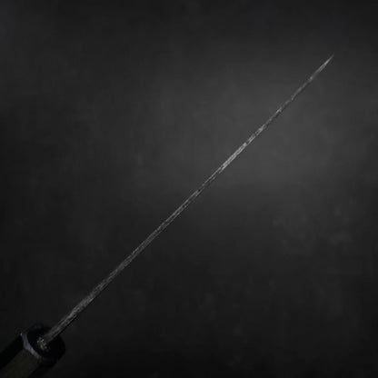 Funayuki Blue Steel #2 Kurouchi Dark Blue Urushi Handle 145mm