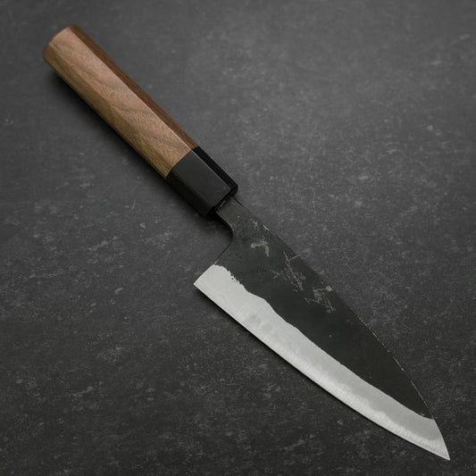 Funayuki Blue Steel #2 Kurouchi Walnut Handle 150mm