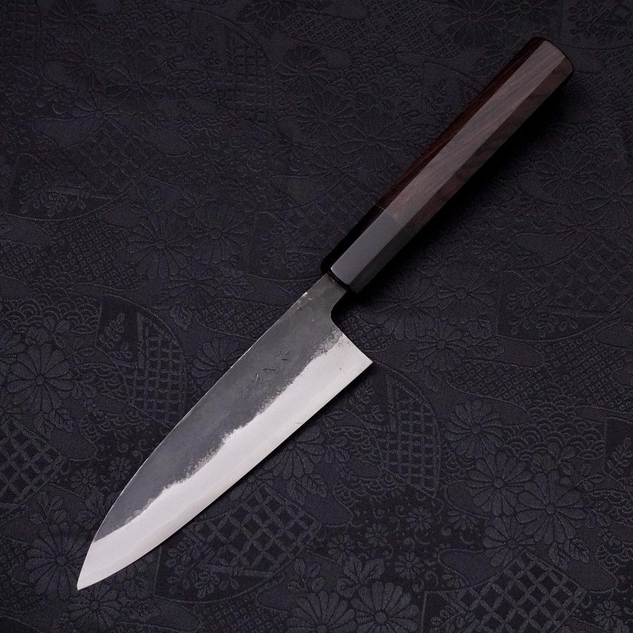 Funayuki Sabaki Blue Super Kurouchi Buffalo Ebony Handle 135mm
