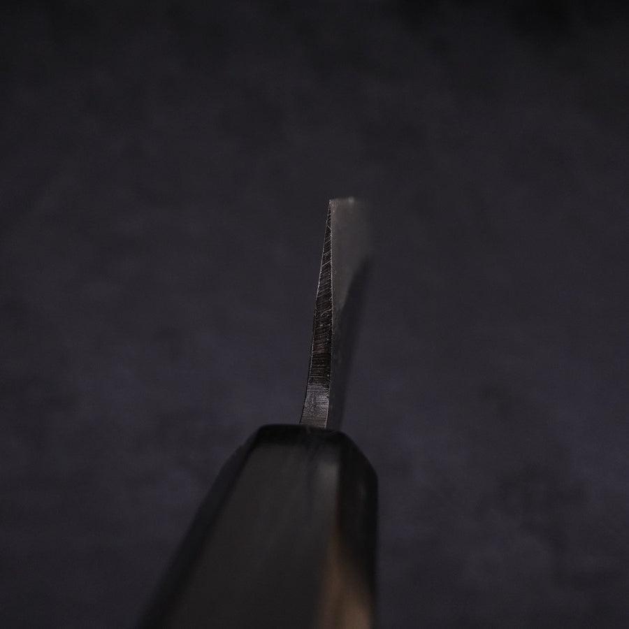 Funayuki Sabaki Blue Super Kurouchi Buffalo Ebony Handle 135mm