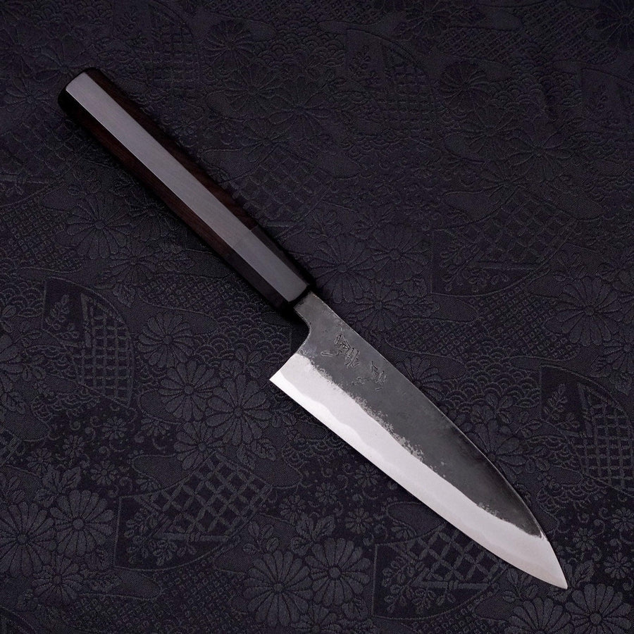 Funayuki Sabaki Blue Super Kurouchi Buffalo Ebony Handle 135mm