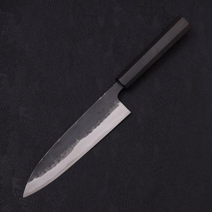 Funayuki Sabaki Blue Super Kurouchi Buffalo Ebony Handle 180mm