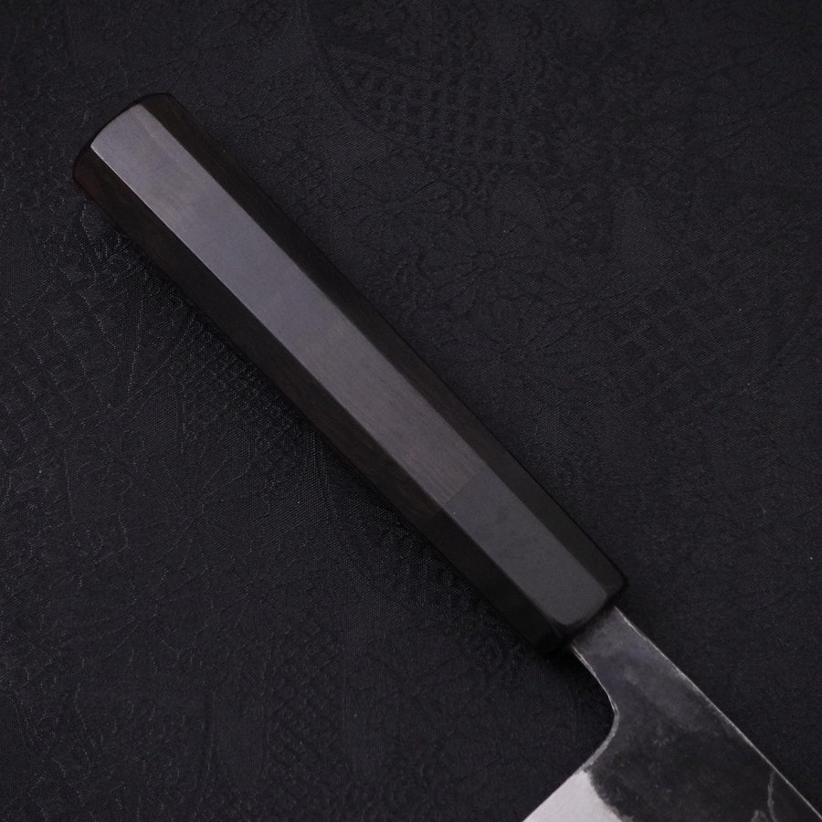 Funayuki Sabaki Blue Super Kurouchi Buffalo Ebony Handle 180mm