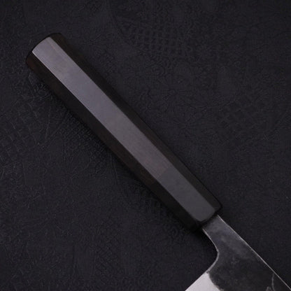 Funayuki Sabaki Blue Super Kurouchi Buffalo Ebony Handle 180mm