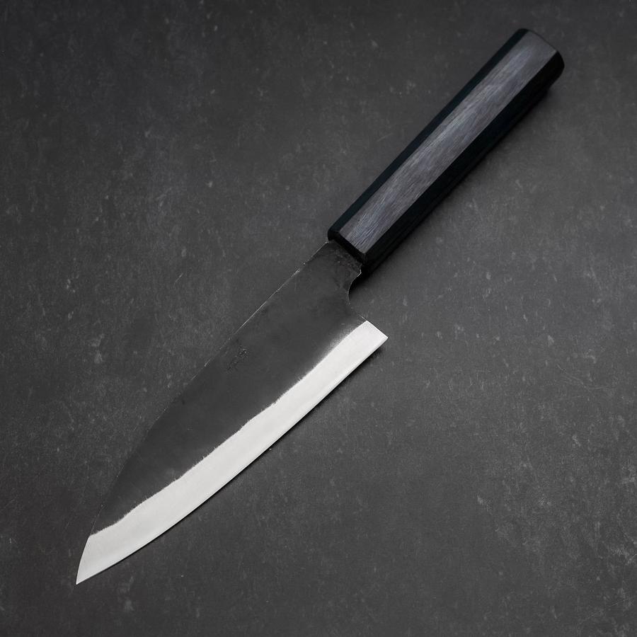 Funayuki Sabaki Blue Steel #1 Kurouchi Dark Blue Urushi Handle 165mm