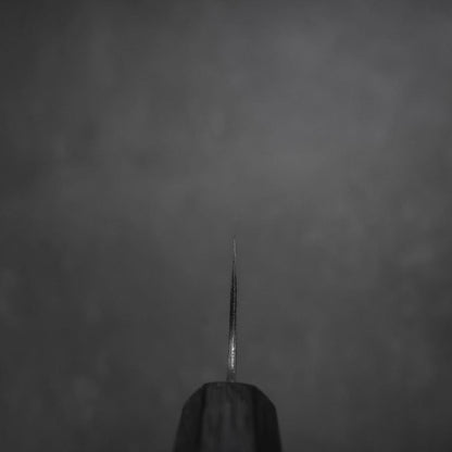 Funayuki Sabaki Blue Steel #1 Kurouchi Dark Blue Urushi Handle 165mm