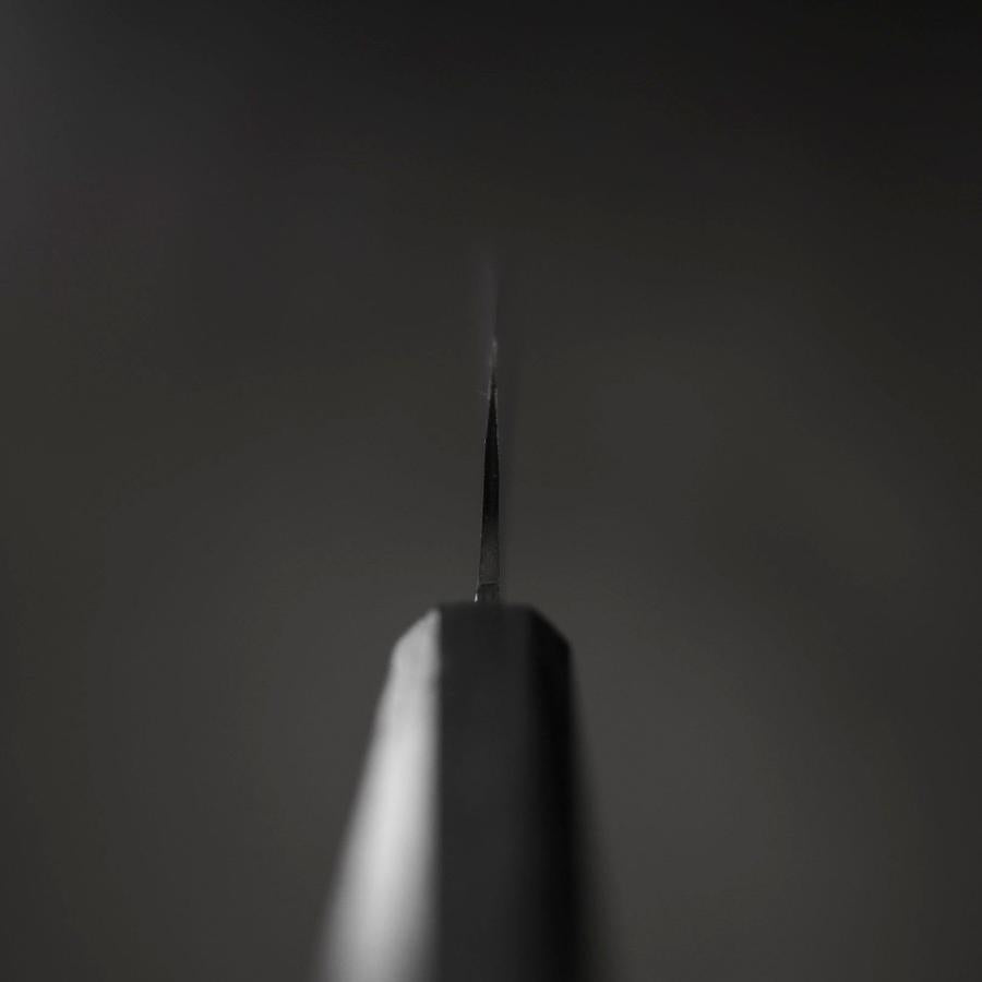 Funayuki Sabaki Blue Steel #2 Kurouchi Dark Blue Urushi Handle 105mm