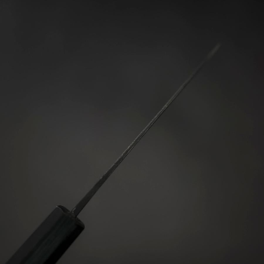 Funayuki Sabaki Blue Steel #2 Kurouchi Dark Blue Urushi Handle 105mm