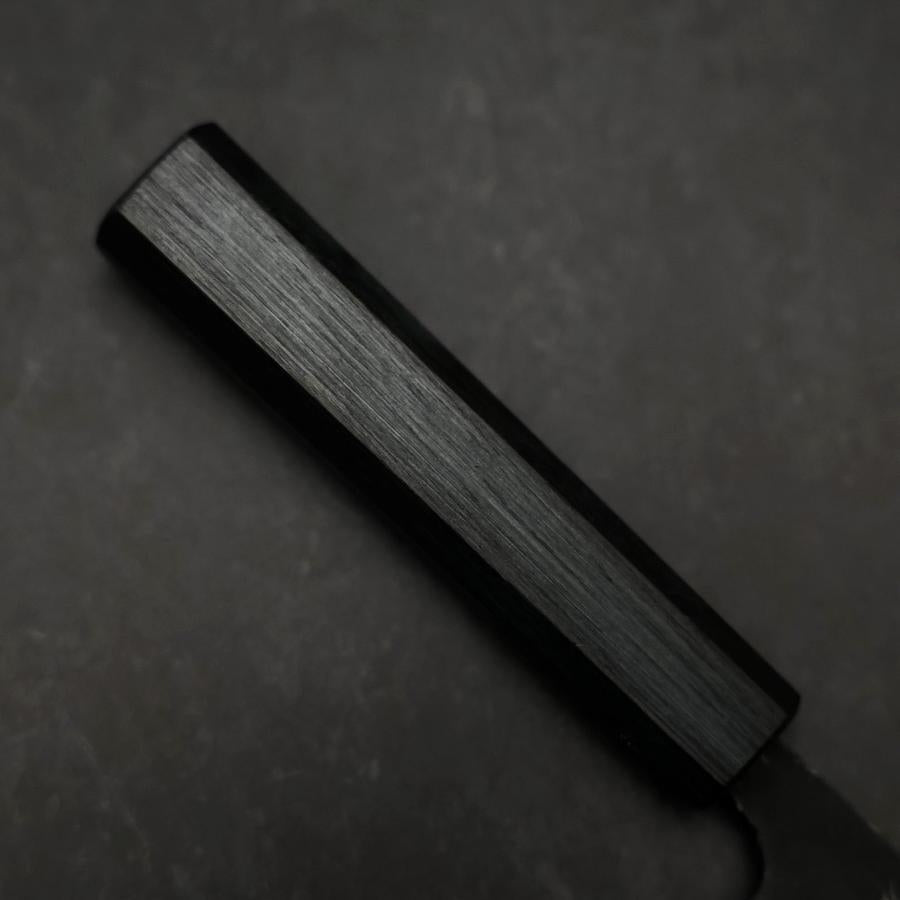 Funayuki Sabaki Blue Steel #2 Kurouchi Dark Blue Urushi Handle 105mm