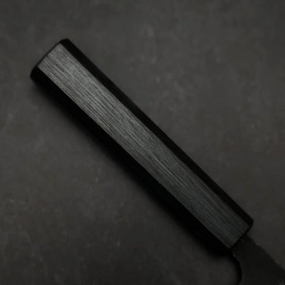 Funayuki Sabaki Blue Steel #2 Kurouchi Dark Blue Urushi Handle 105mm