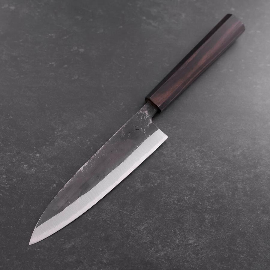 Funayuki Sabaki Blue Steel #2 Kurouchi Ebony Handle 165mm