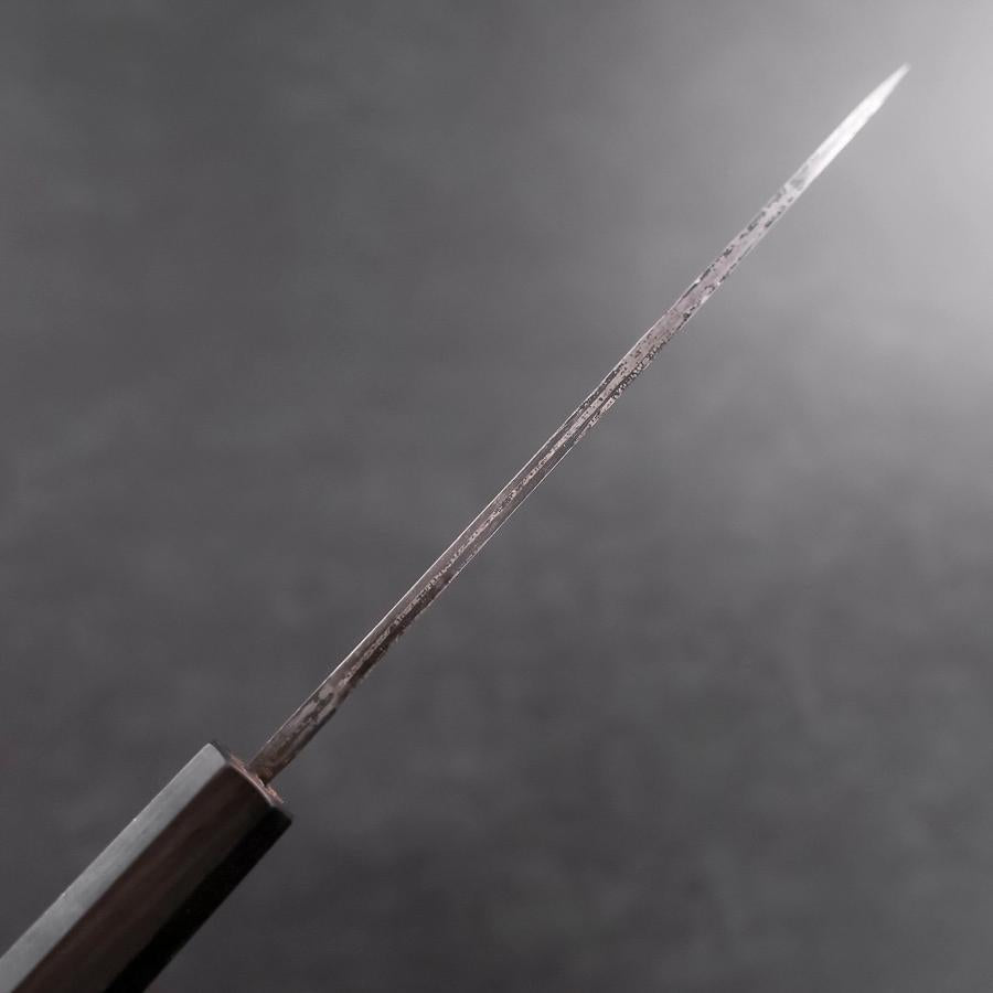 Funayuki Sabaki Blue Steel #2 Kurouchi Ebony Handle 165mm