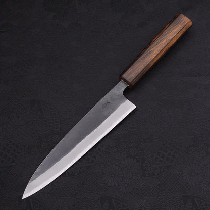 Funayuki Sabaki Blue Steel #2 Kurouchi Sumi Urushi Handle 180mm