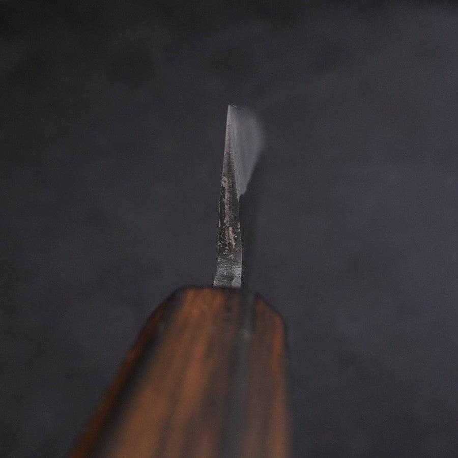 Funayuki Sabaki Blue Steel #2 Kurouchi Sumi Urushi Handle 180mm