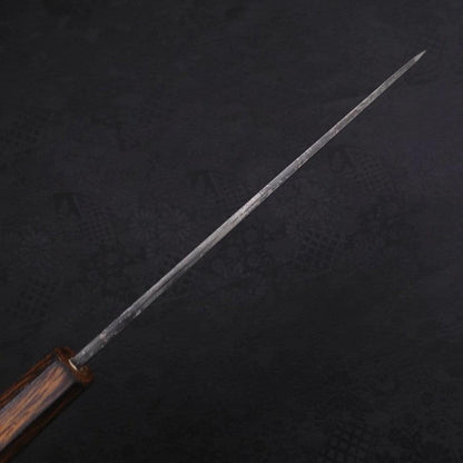 Funayuki Sabaki Blue Steel #2 Kurouchi Sumi Urushi Handle 180mm