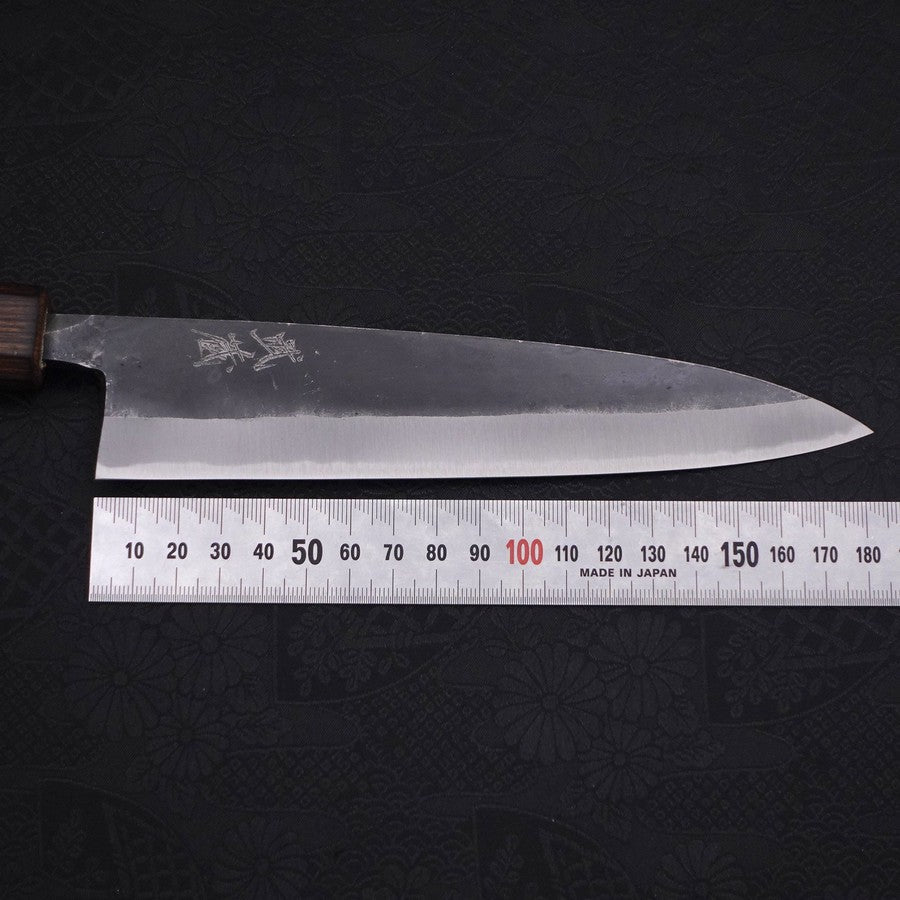 Funayuki Sabaki Blue Steel #2 Kurouchi Sumi Urushi Handle 180mm