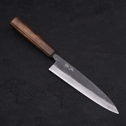 Funayuki Sabaki Blue Steel #2 Kurouchi Sumi Urushi Handle 180mm