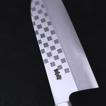 Funayuki Silver Steel #3 Ichimatsu Walnut Handle 165mm