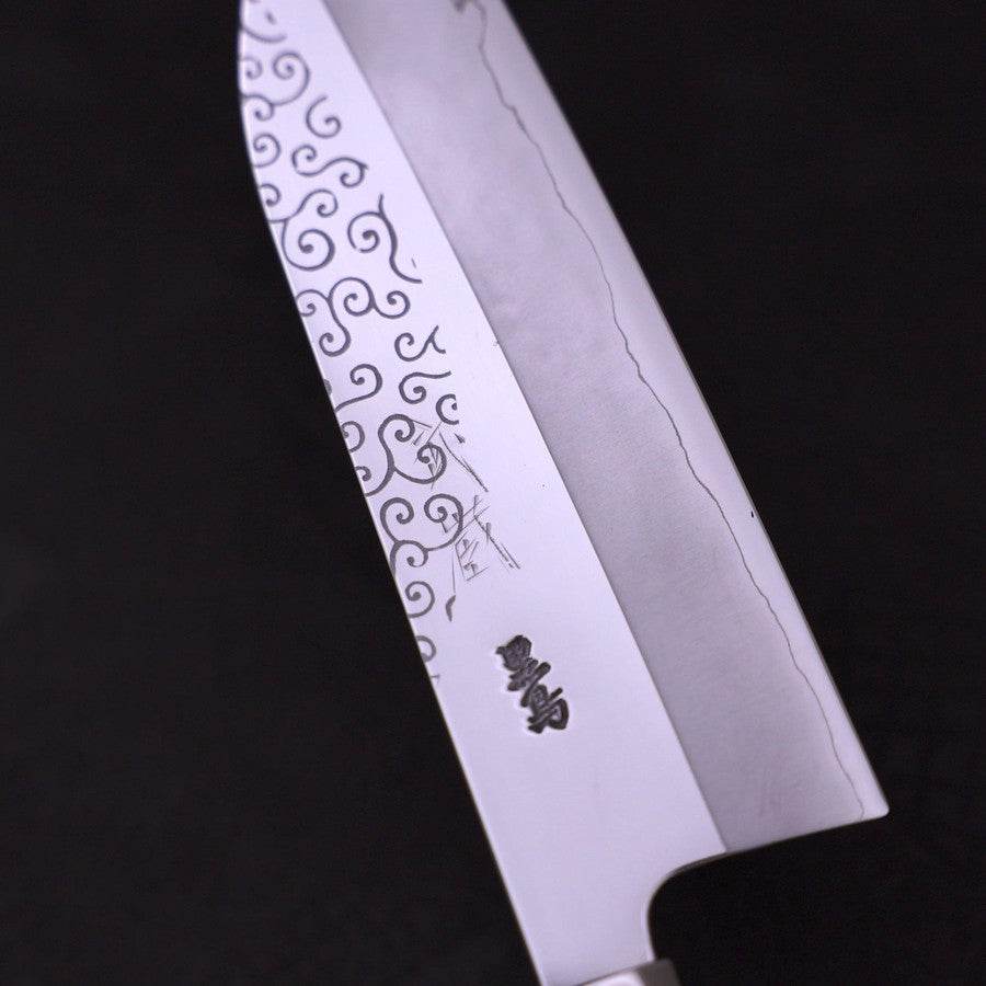 Funayuki Silver Steel #3 Karakusa Walnut Handle 165mm