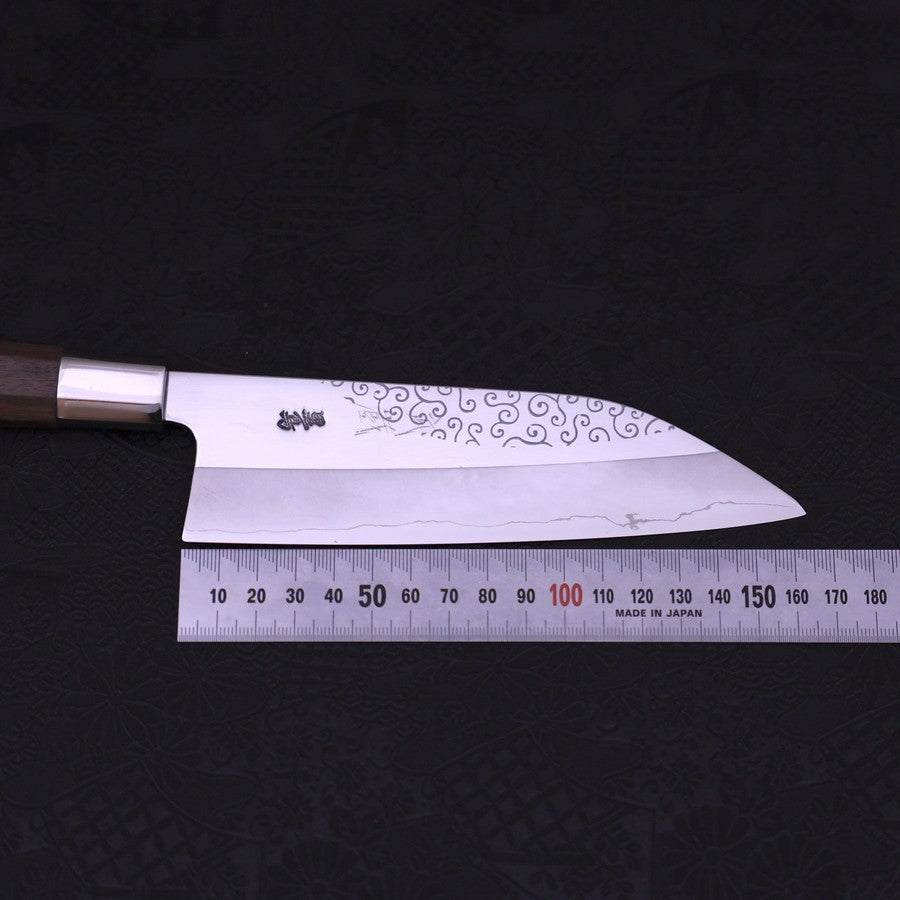 Funayuki Silver Steel #3 Karakusa Walnut Handle 165mm