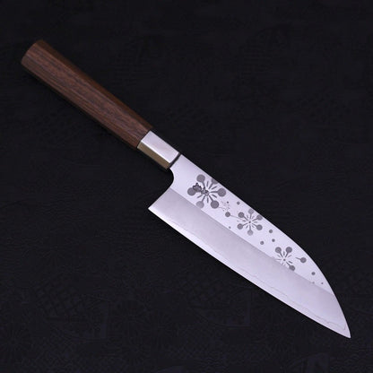 Funayuki Silver Steel #3 Kazahana Walnut Handle 165mm