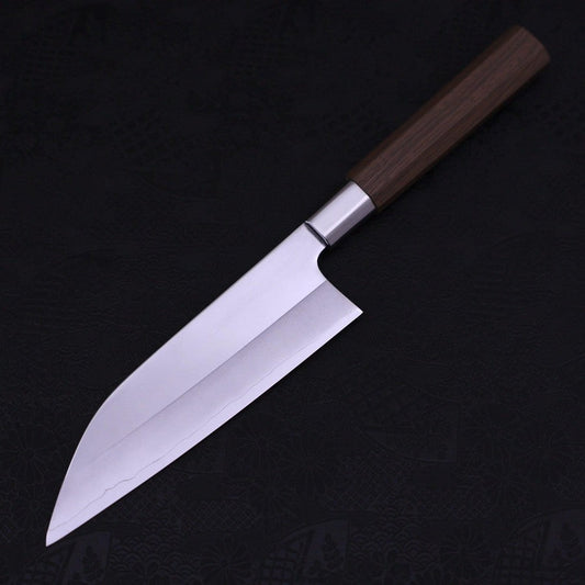 Funayuki Silver Steel #3 Kiku Walnut Handle 165mm