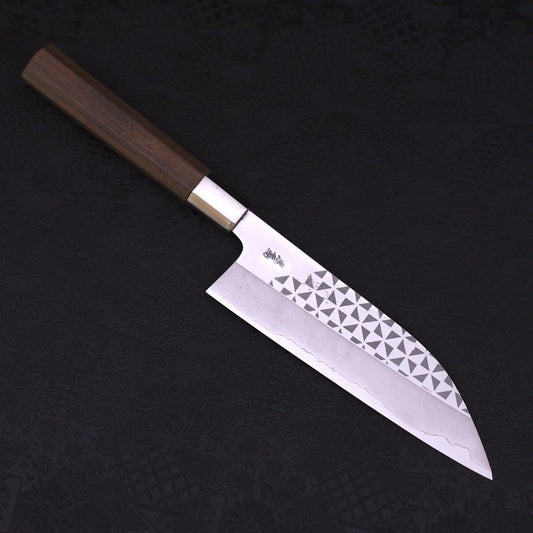Funayuki Silver Steel #3 Origami Kazaguruma Walnut Handle 165mm